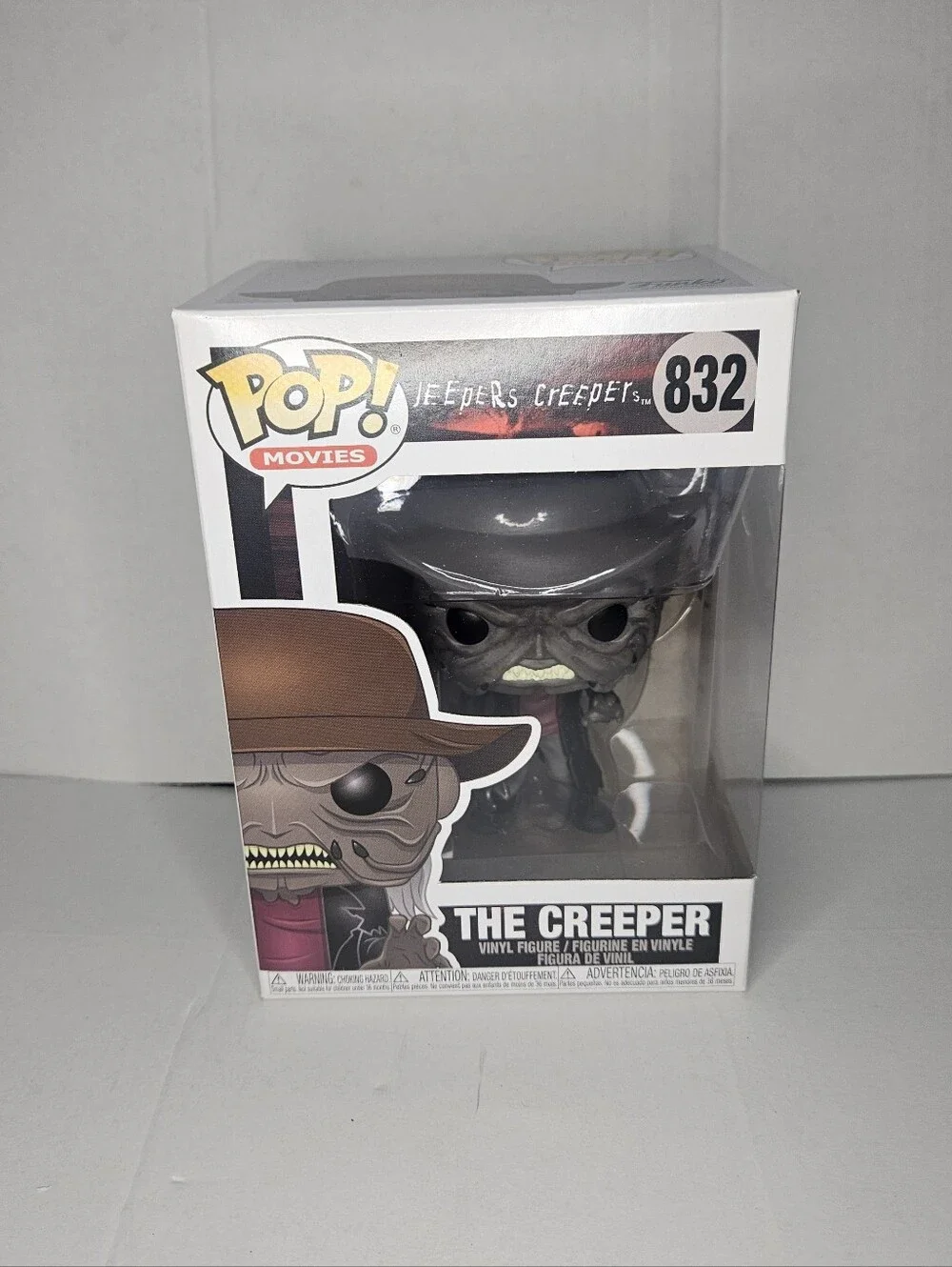 Funko Pop! Vinyl Movie Jeepers Creeper The Creeper #832 Horror COME w/ Protector